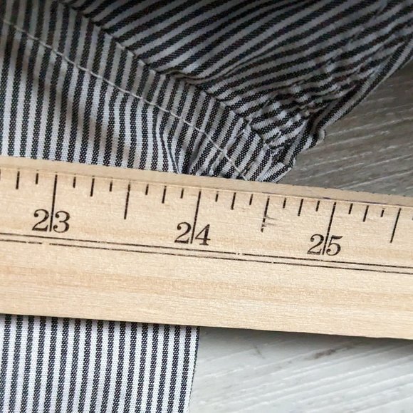 Michelsons London* Men's‎ Long Sleeve Button Down Curved Hem Striped Shirt~ XL - Picture 7 of 14